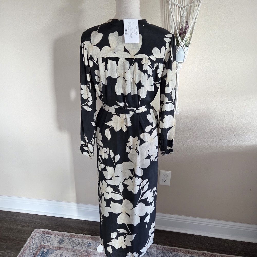 Velvet by Graham & Spencer Josepha Floral Maxi Dress Size S New Quiet Luxury - Picture 3 of 14